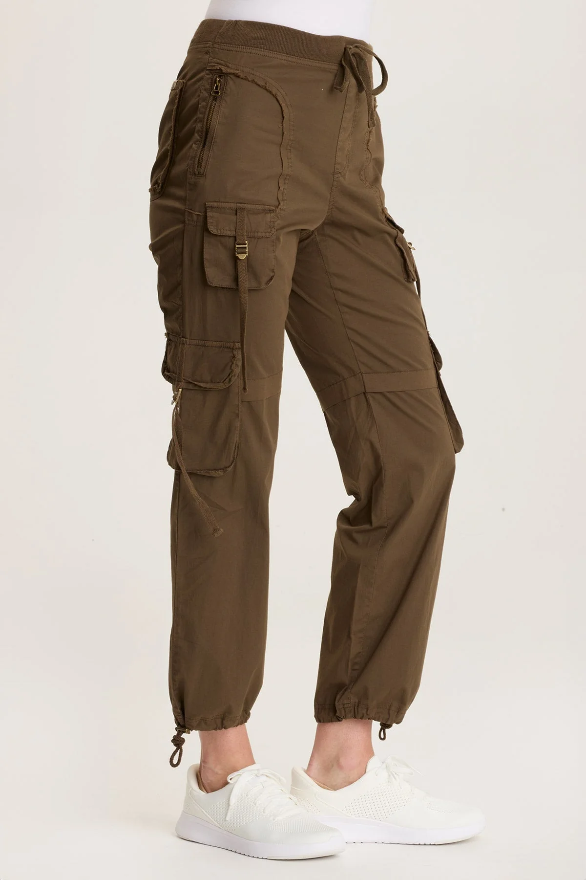 Jillit Poplin Cargo Jogger Crop Pant - Shopern