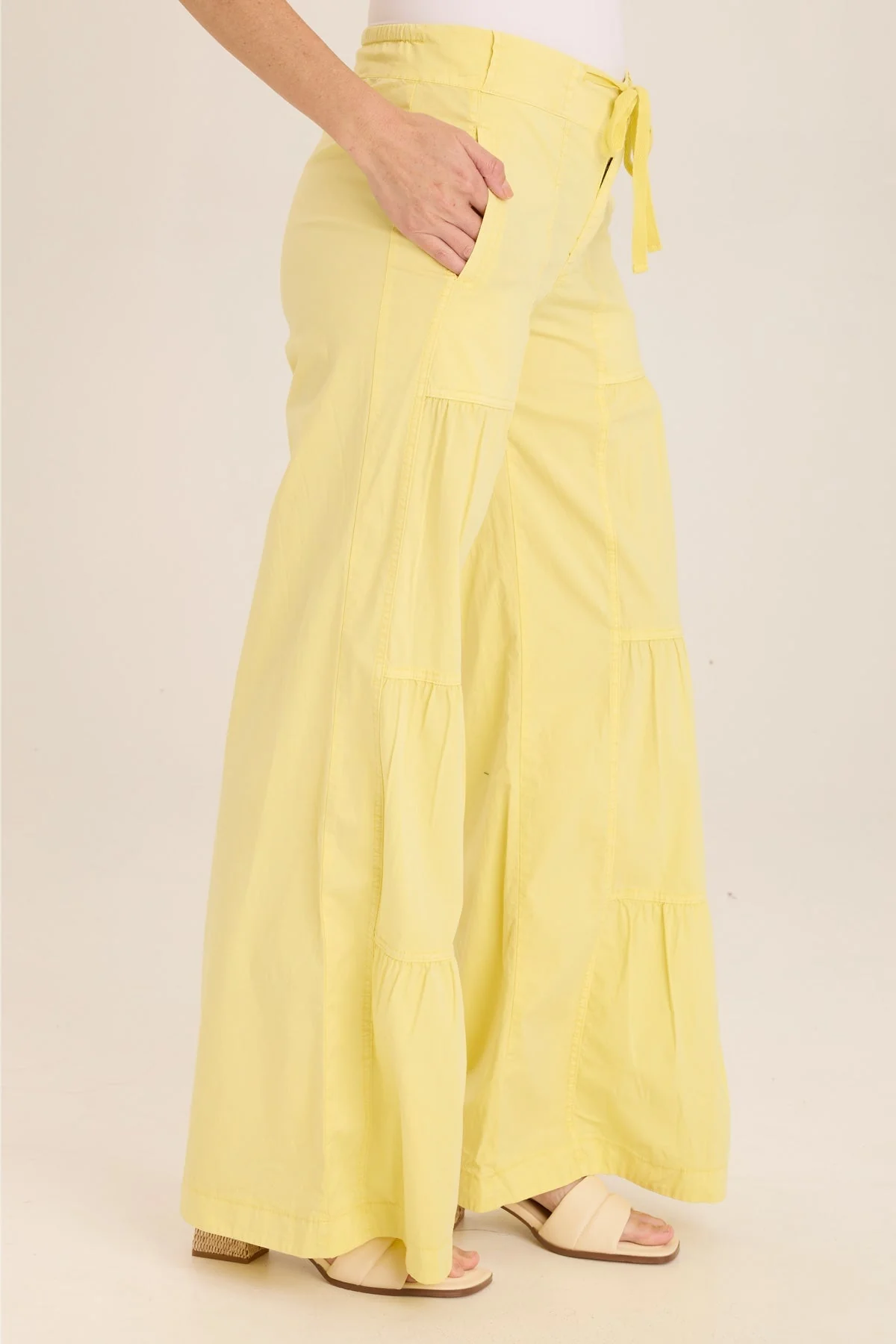 Terraced Wide Leg Pant - Shopern