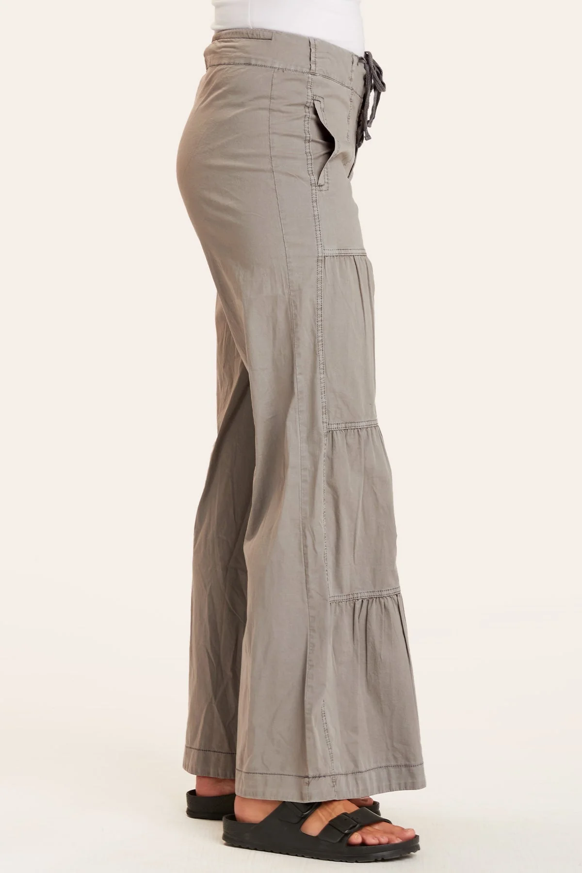 Terraced Wide Leg Pant - Shopern