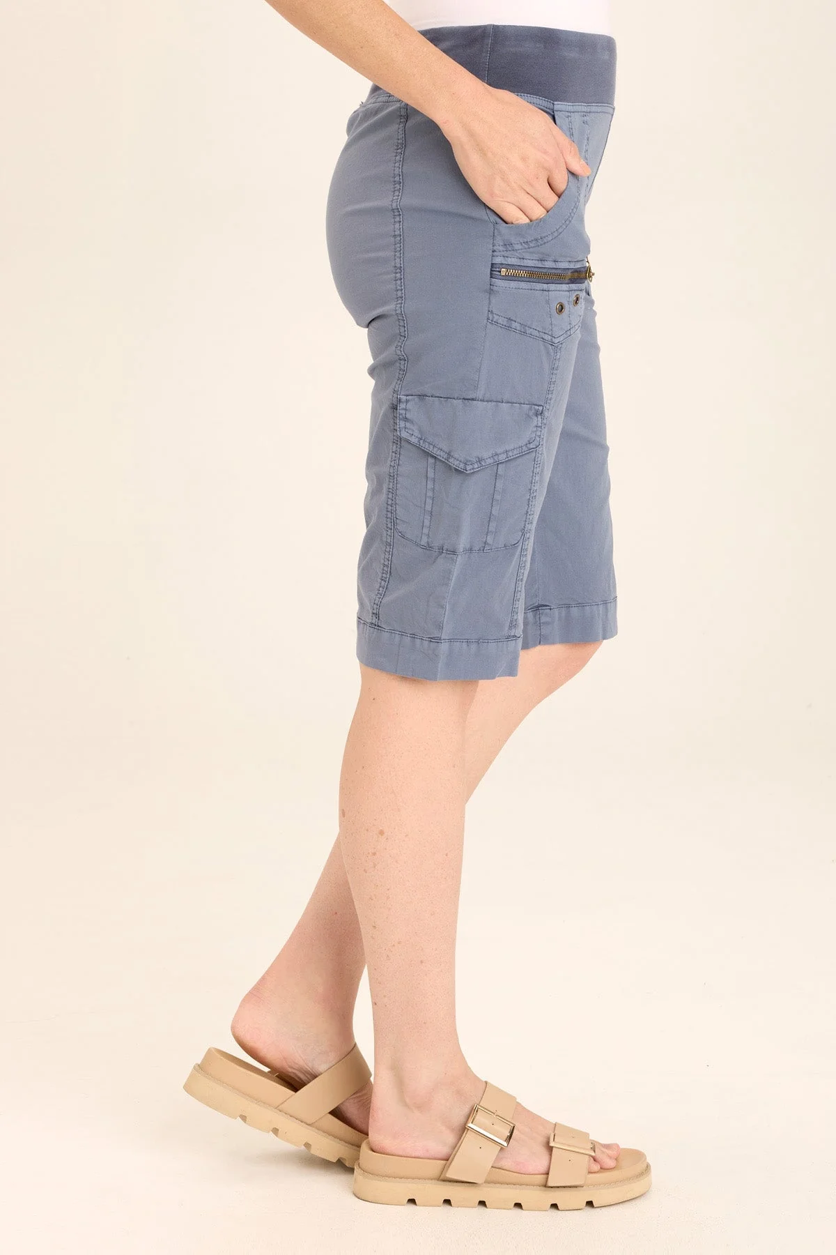 Zola Stretch Poplin Bermuda Short - Shopern