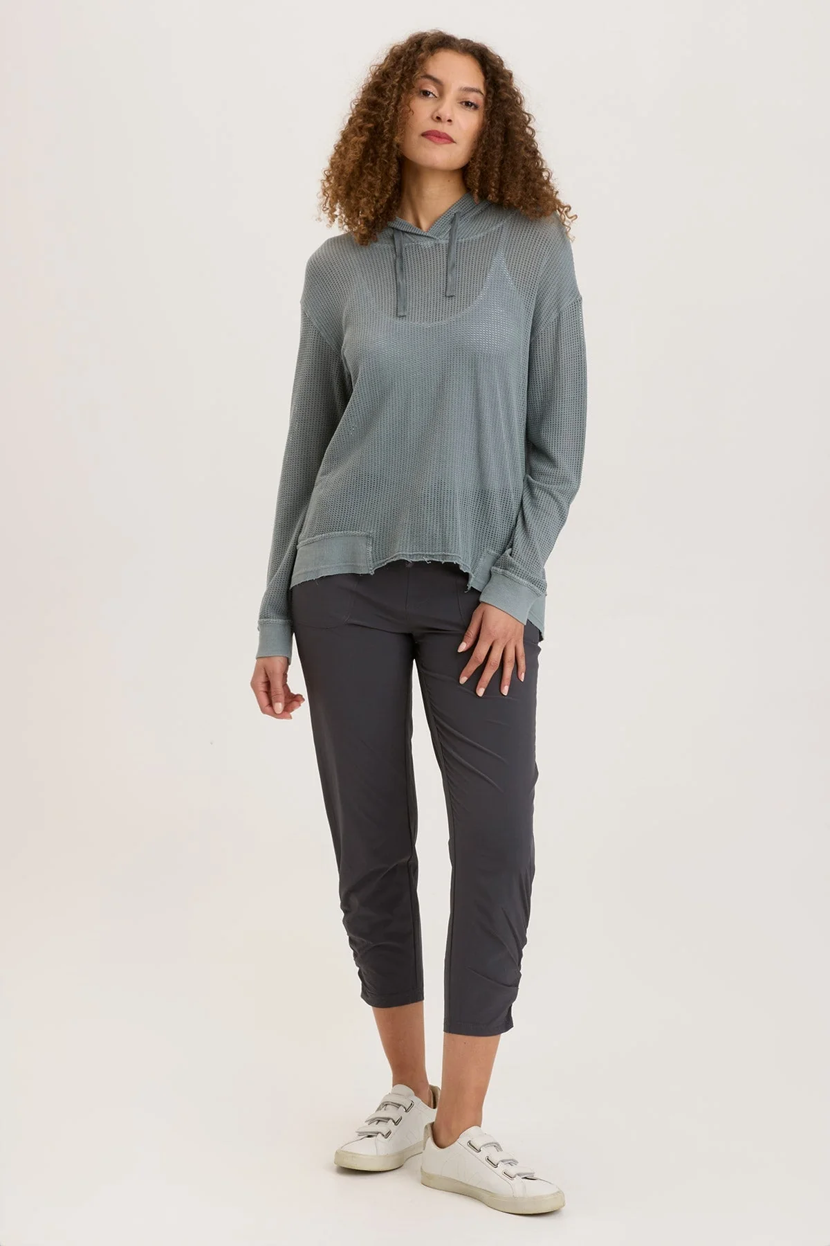 Mesh Sidel Hoodie - Shopern