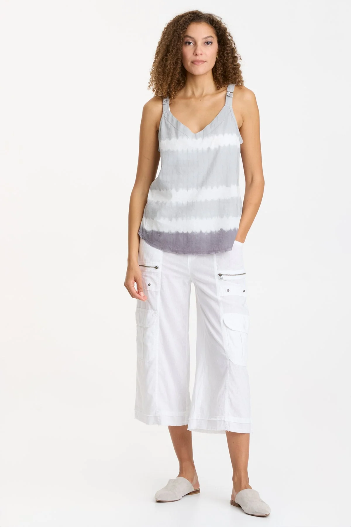 Linen Theroux Tank - Shopern