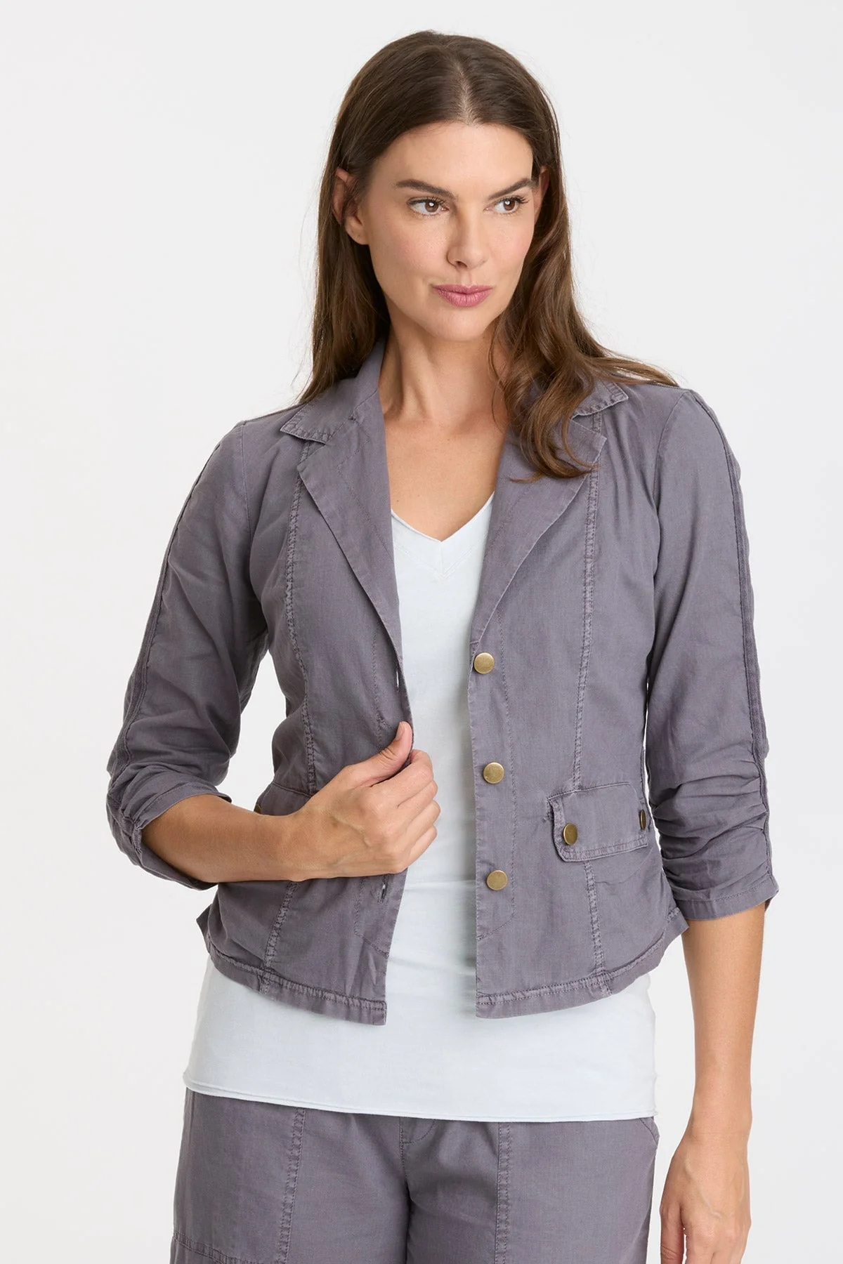 Linen Folksy Jacket - Shopern