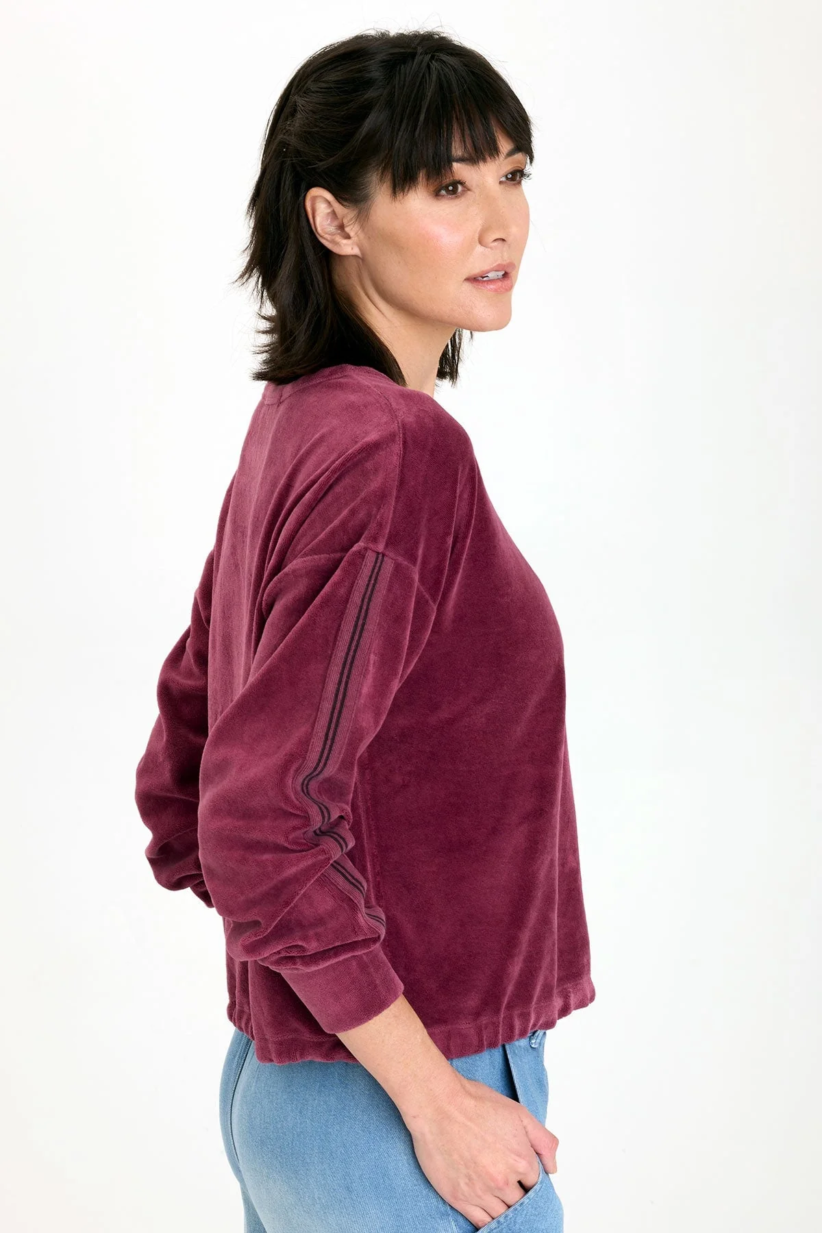 Rugby Stripe Dottie Sweatshirt - Shopern