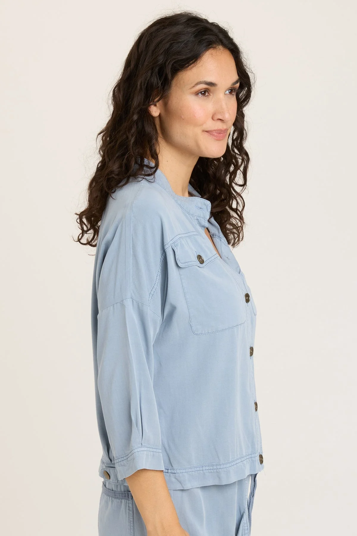 Twill Colbert Jacket - Shopern