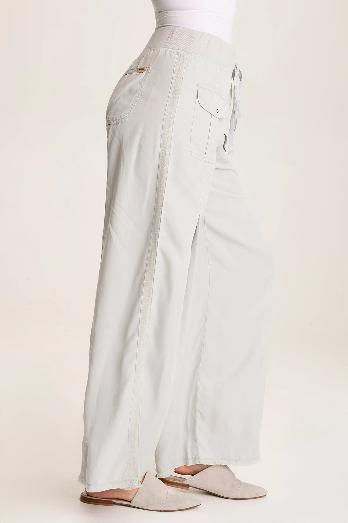 Loen Twill Wide Leg Pant - Shopern
