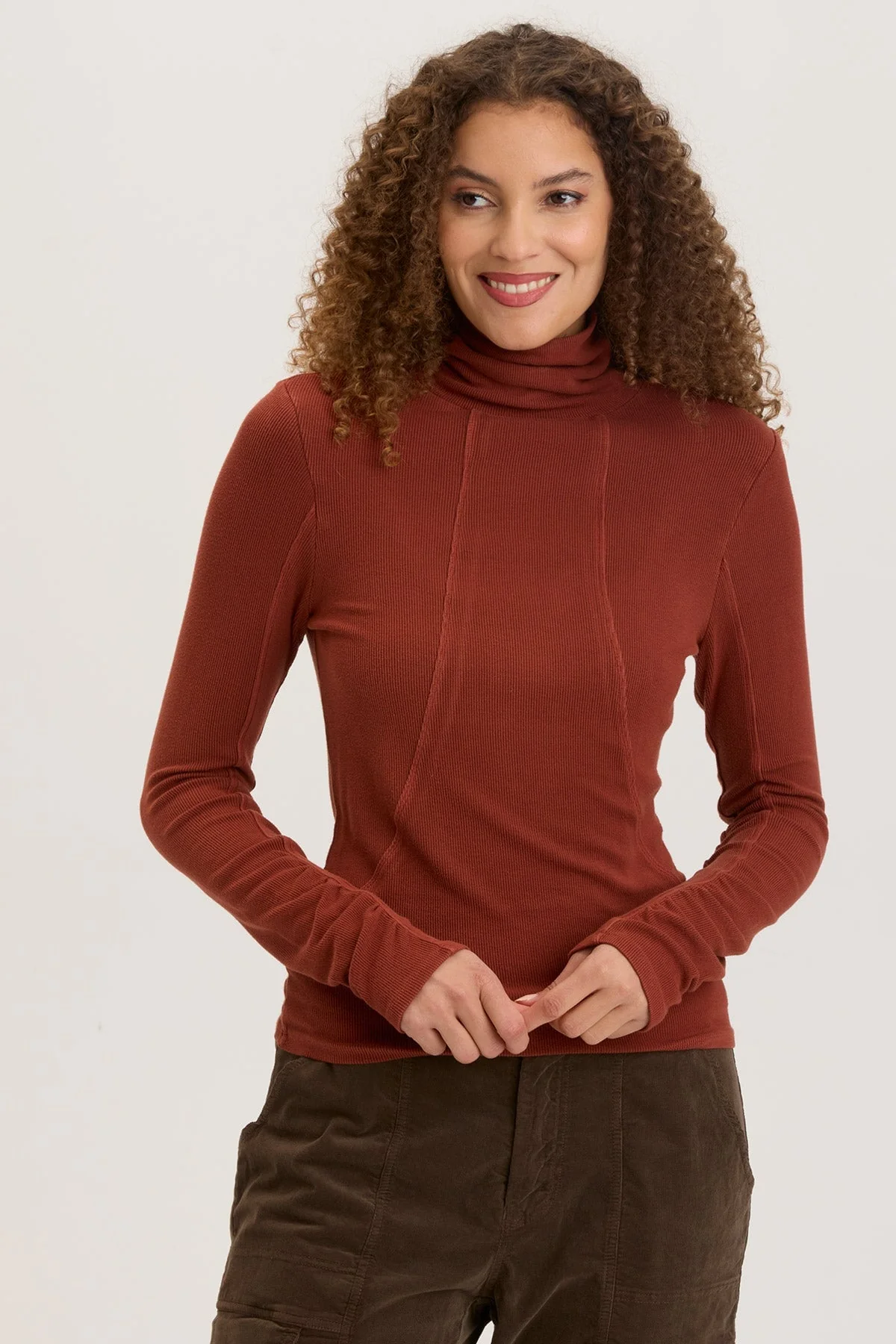 Rib Sorren Turtleneck - Shopern