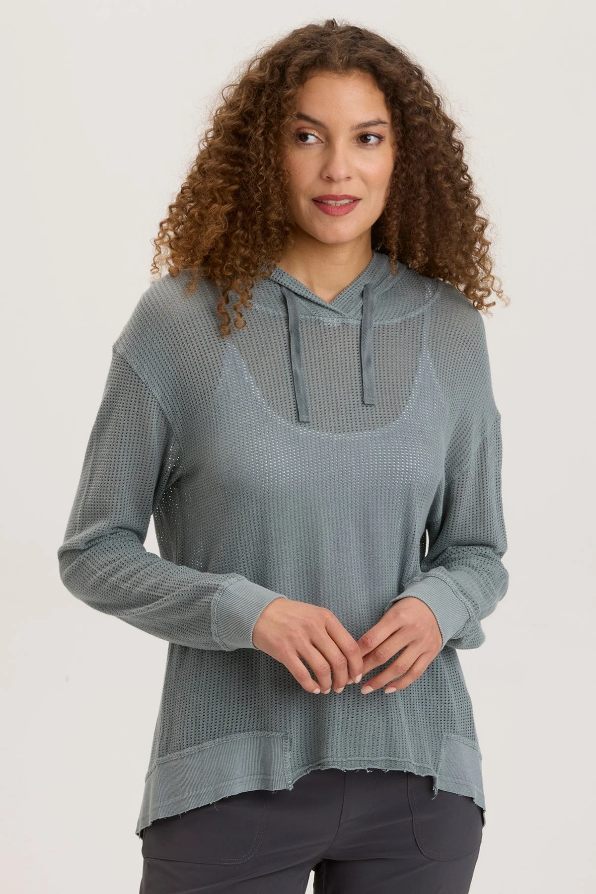 Mesh Sidel Hoodie - Shopern