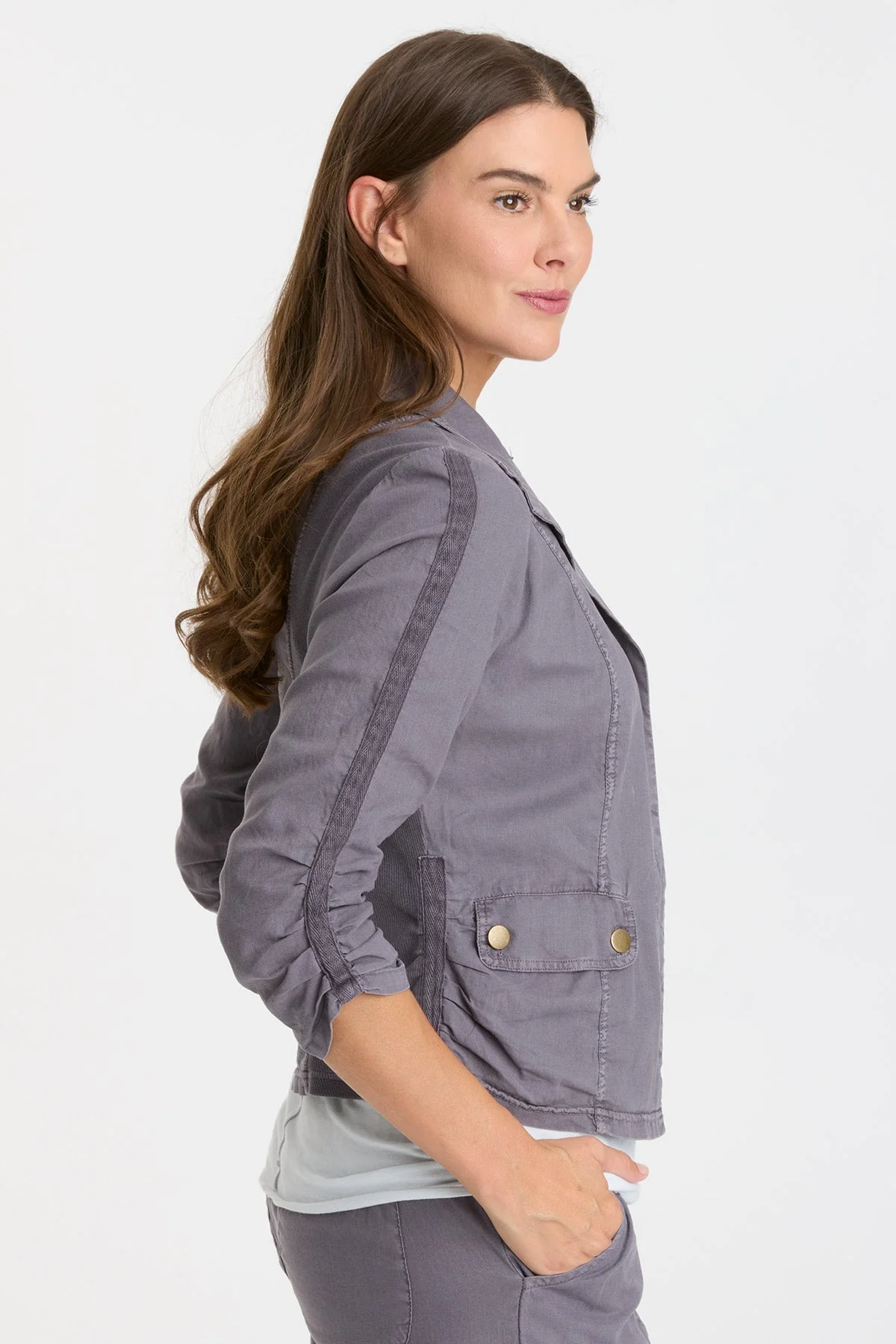 Linen Folksy Jacket - Shopern