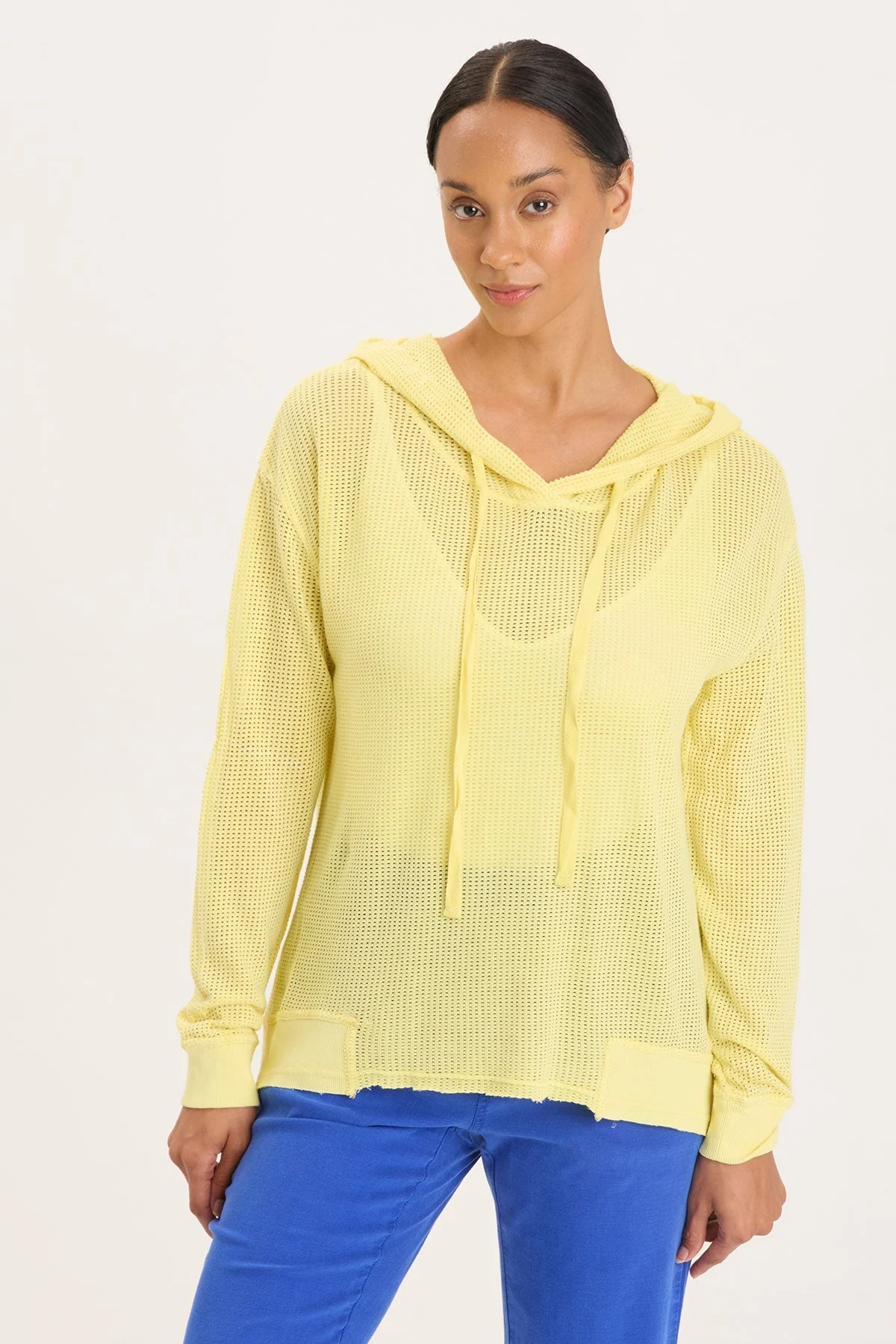 Mesh Sidel Hoodie - Shopern