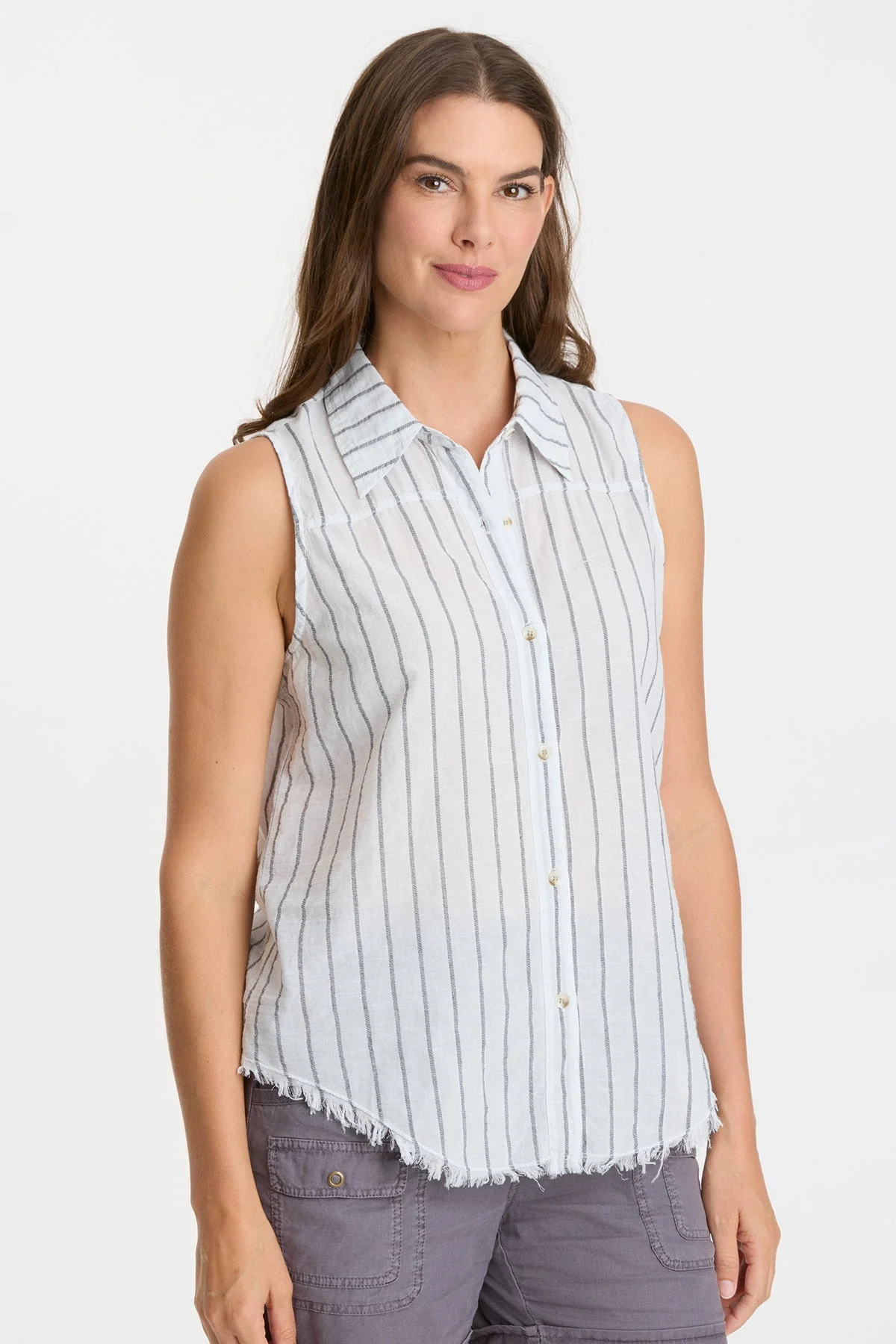 Striped Otto Top - Shopern