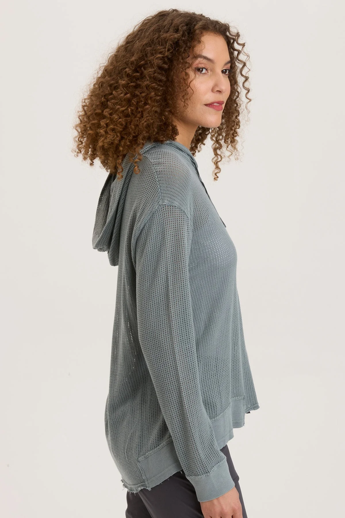 Mesh Sidel Hoodie - Shopern