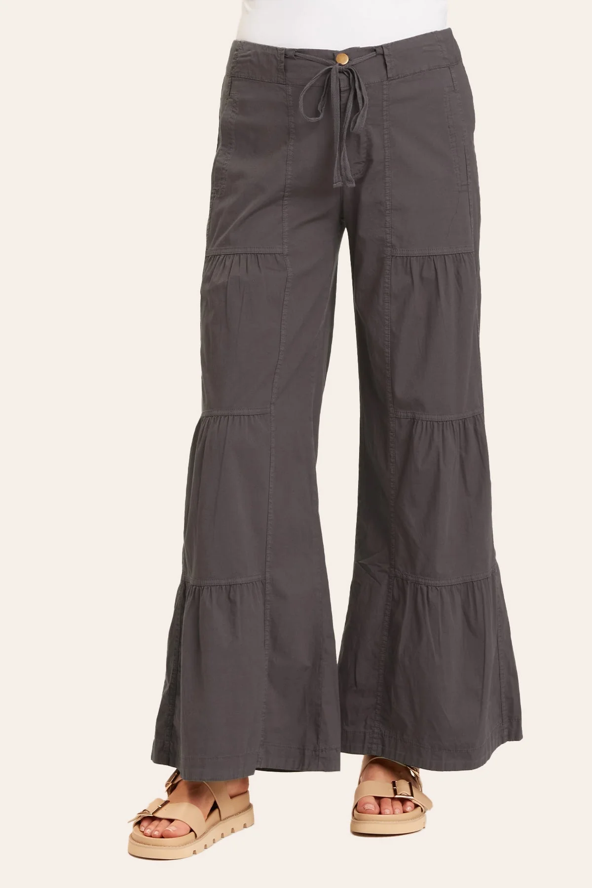Terraced Wide Leg Pant - Shopern