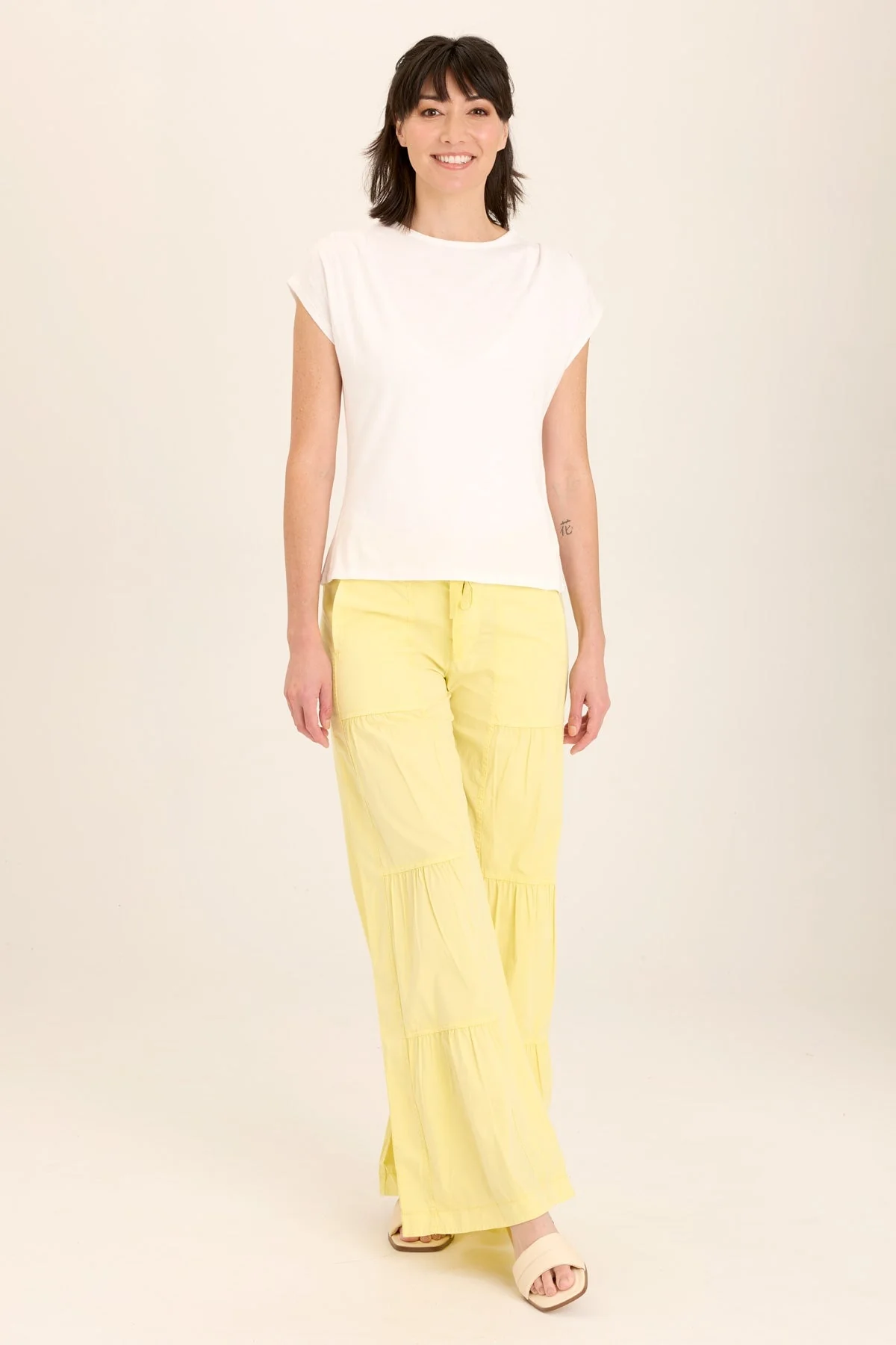 Terraced Wide Leg Pant - Shopern