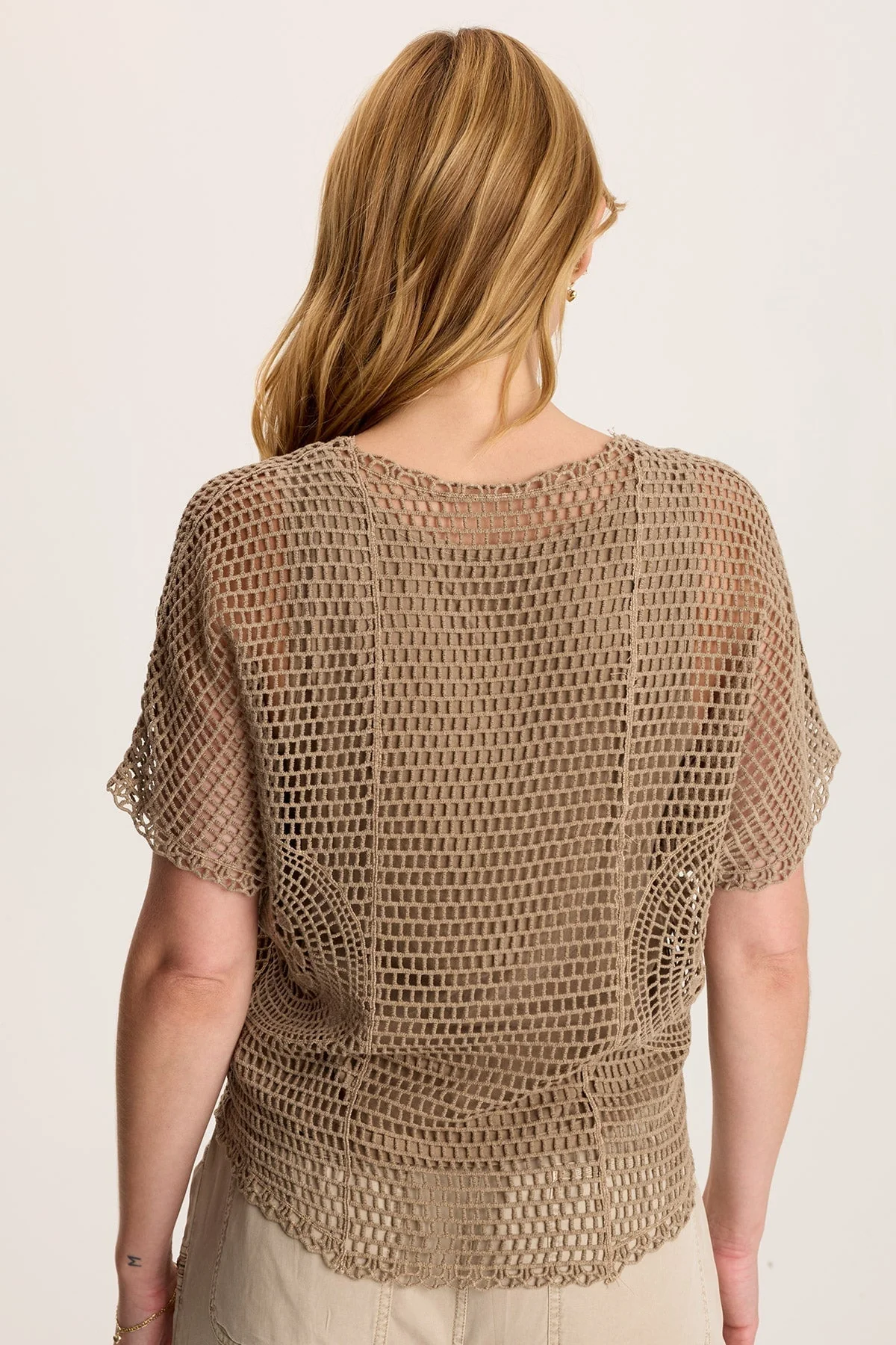 Centre Crochet Layered Top - Shopern