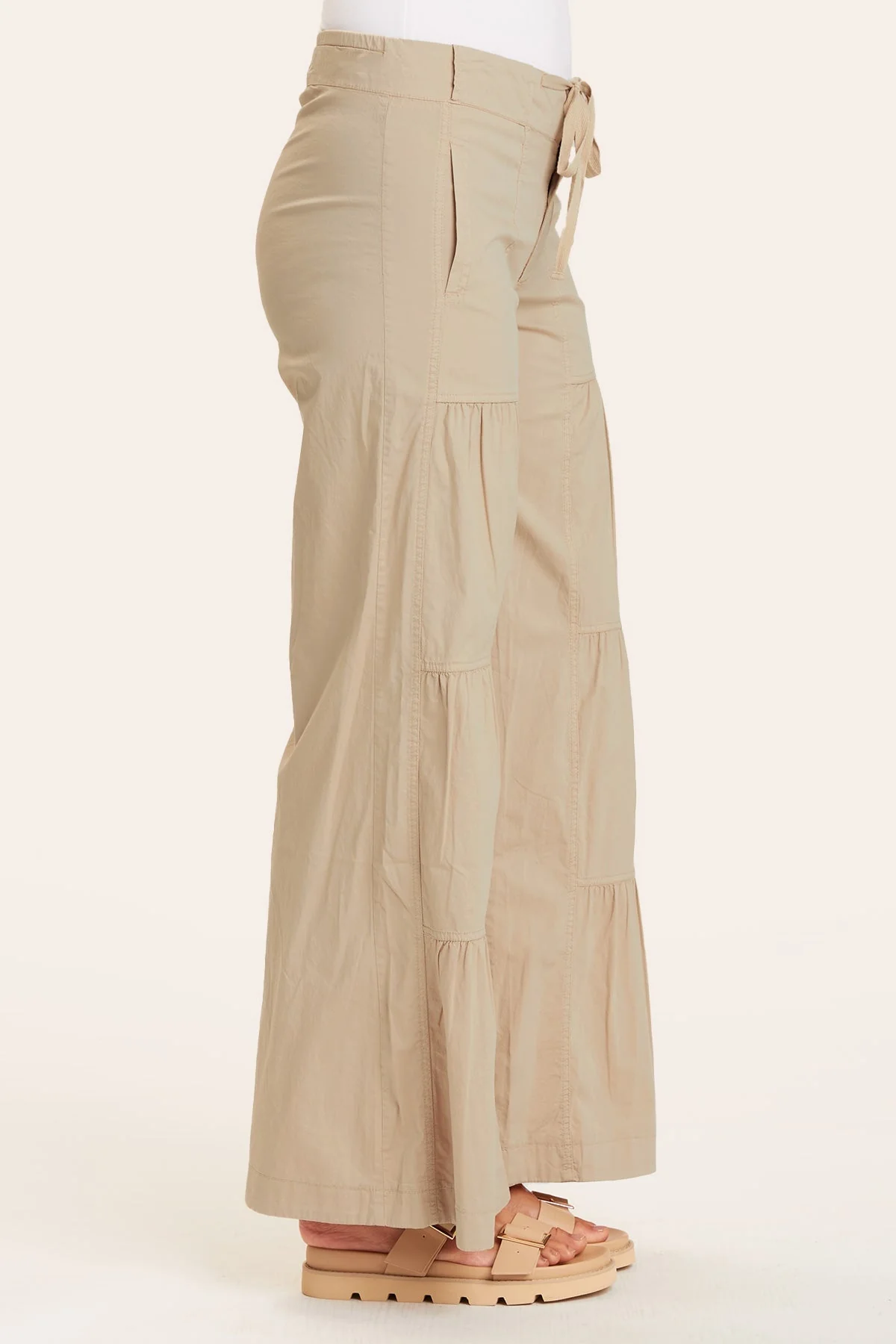 Terraced Wide Leg Pant - Shopern