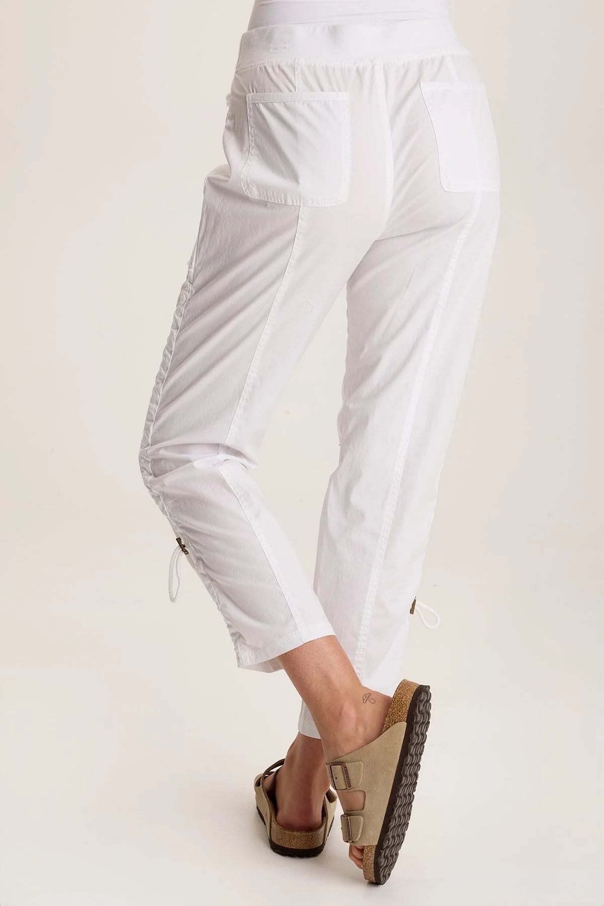 Otish Slim Poplin Crop - Shopern