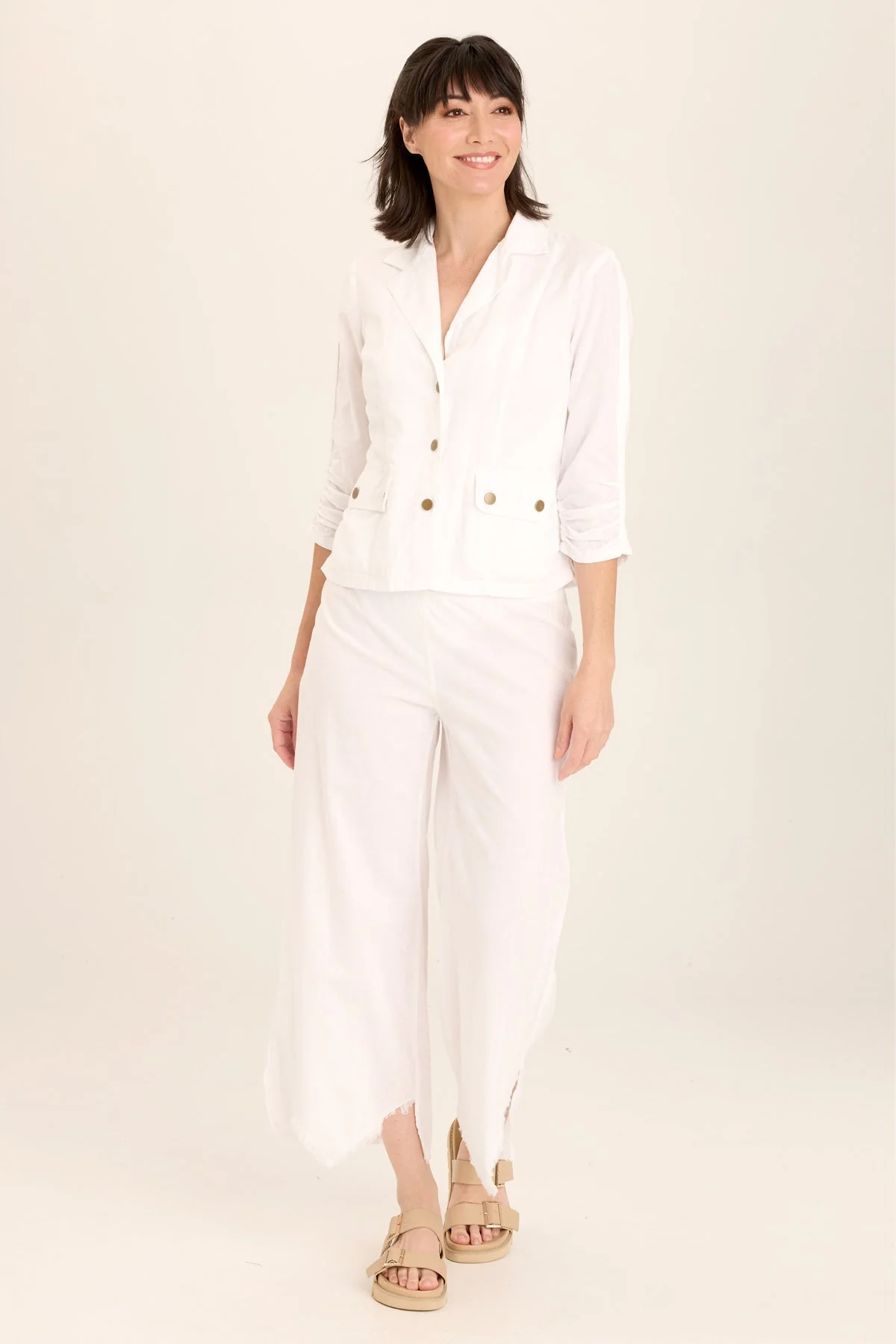 Astri Asymmetric Wide Leg Pant - Shopern