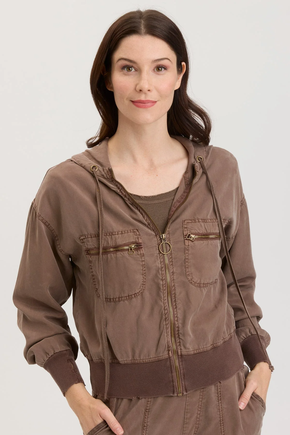 Karney Distressed Bomber - Shopern