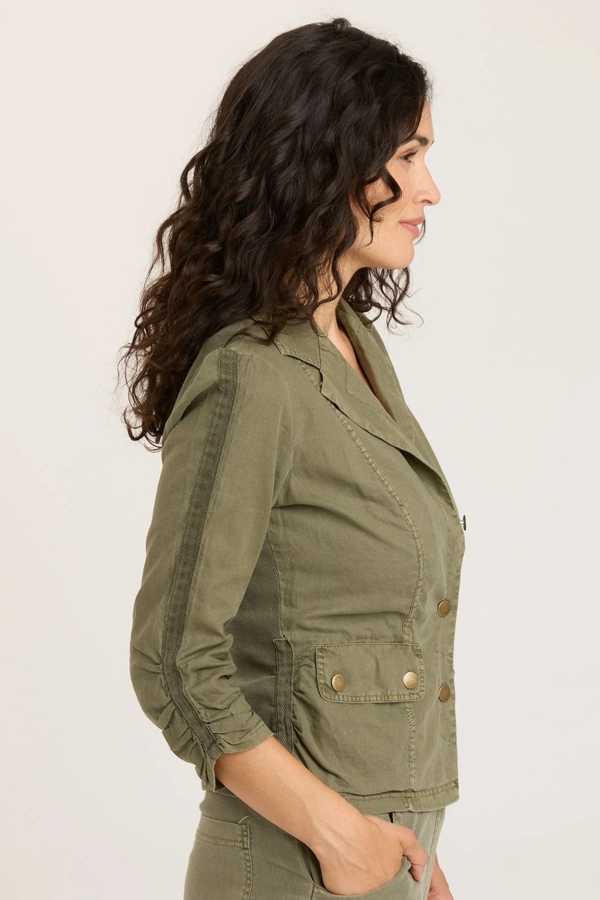 Linen Folksy Jacket - Shopern