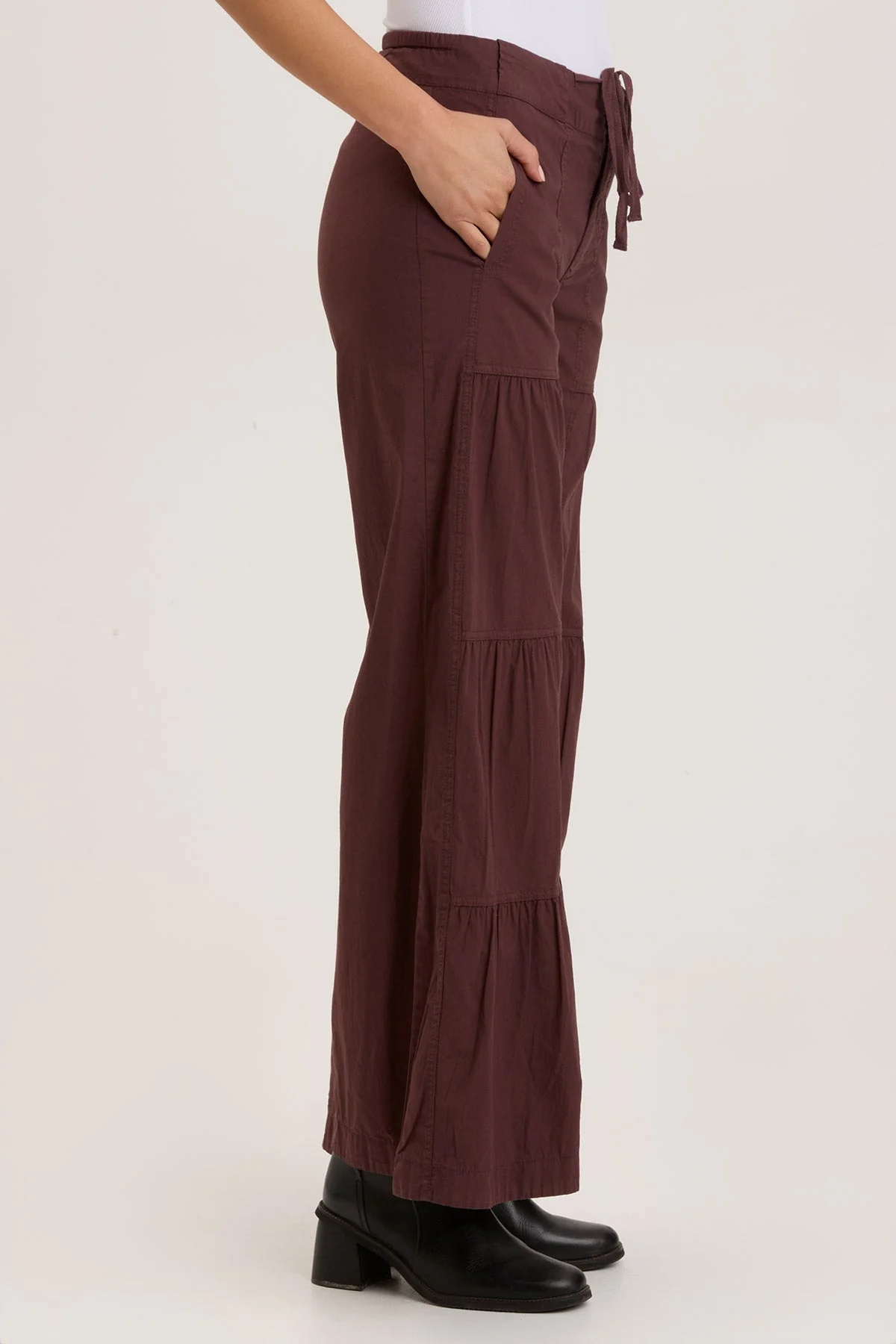 Terraced Wide Leg Pant - Shopern