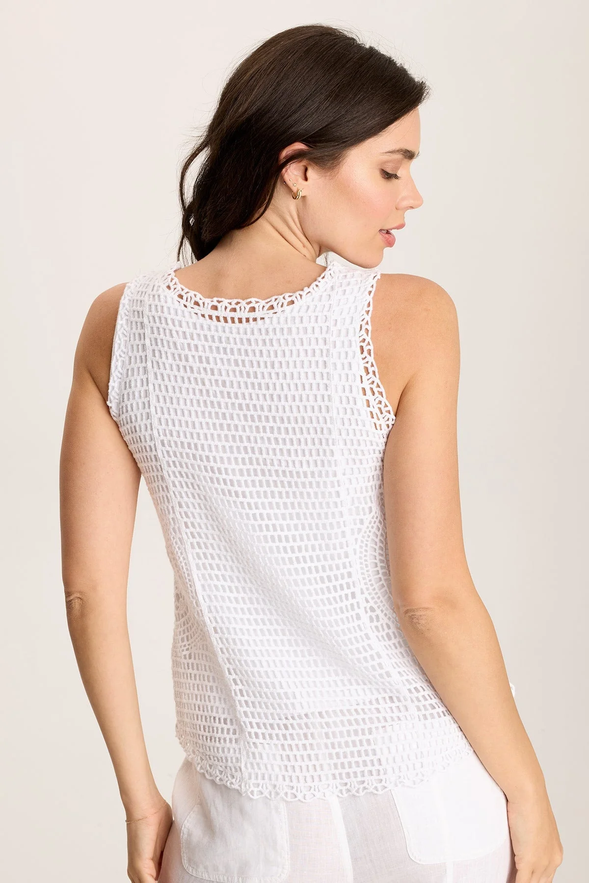 Grazie Crochet Layered Tank - Shopern