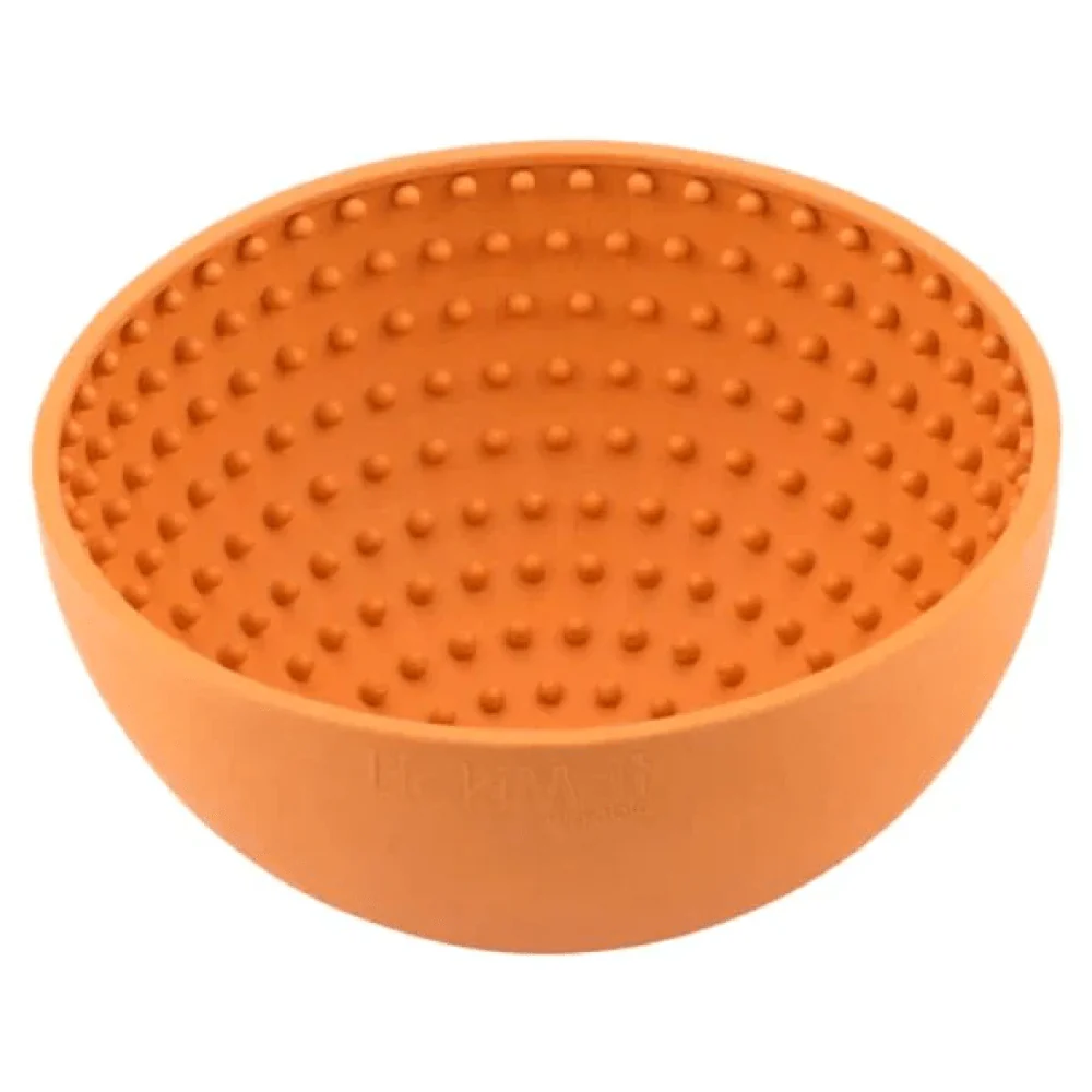 LickiMat Wobble Slow Feeder for Dogs (Orange) - Shopern