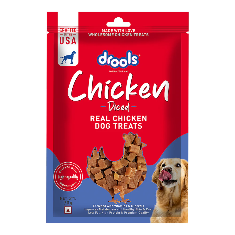 Drools Chicken Diced Dog Treats - Shopern