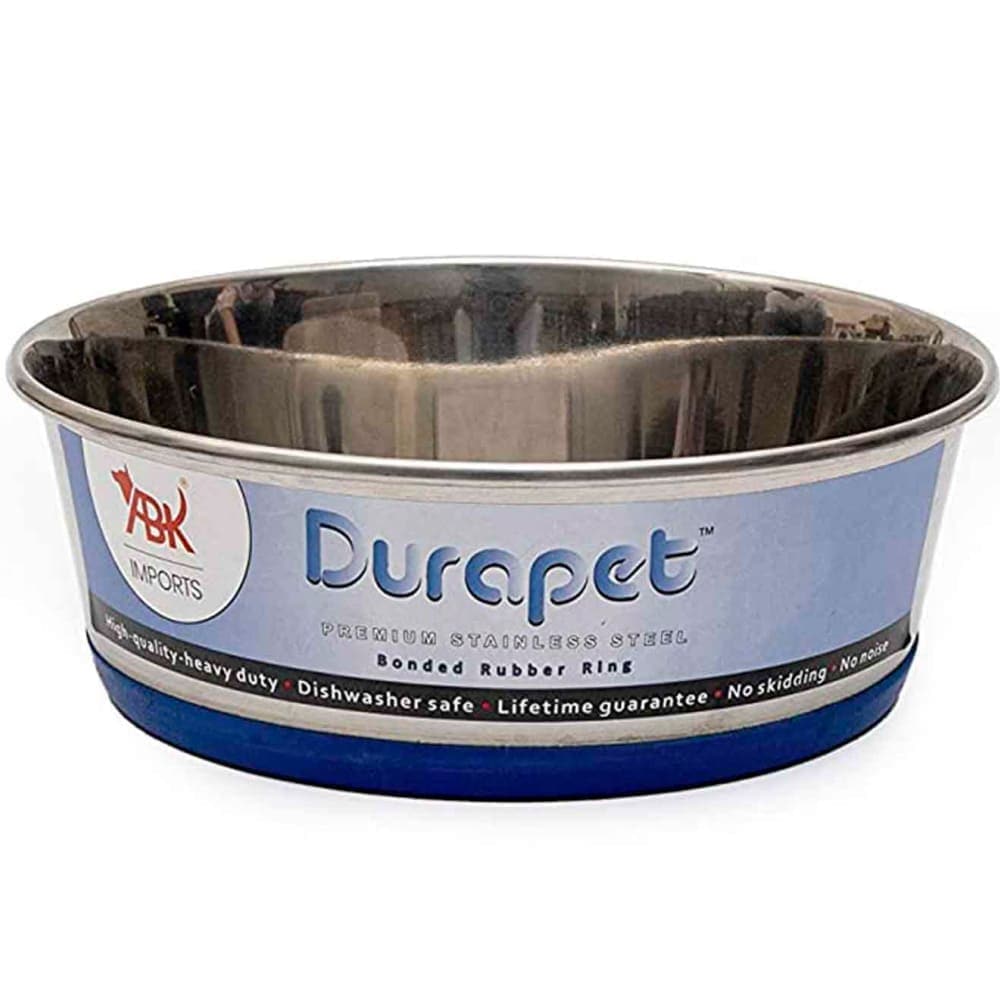 Durapet Bowl with Silicone Bonding for Dogs and Cats - Shopern