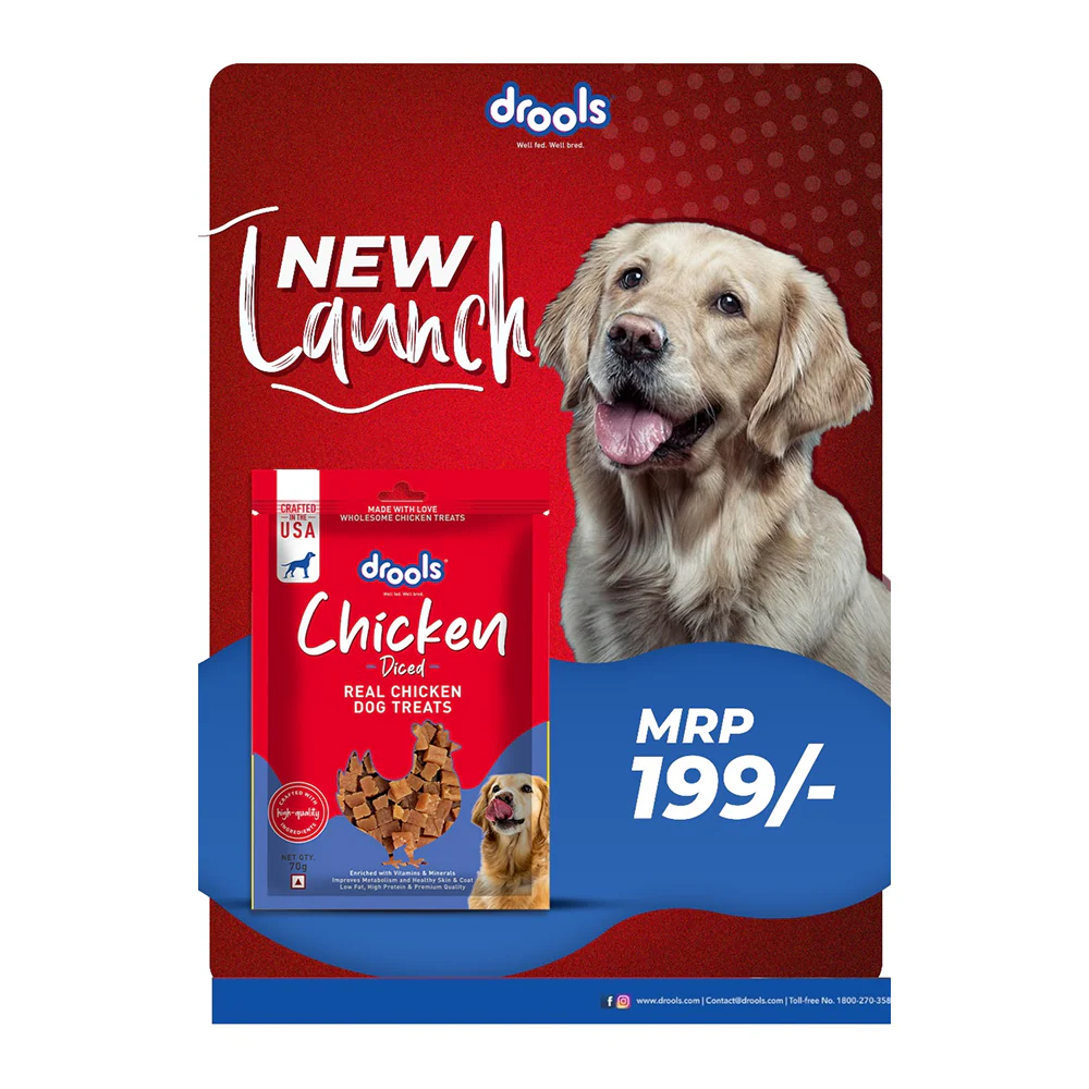 Drools Chicken Diced Dog Treats - Shopern
