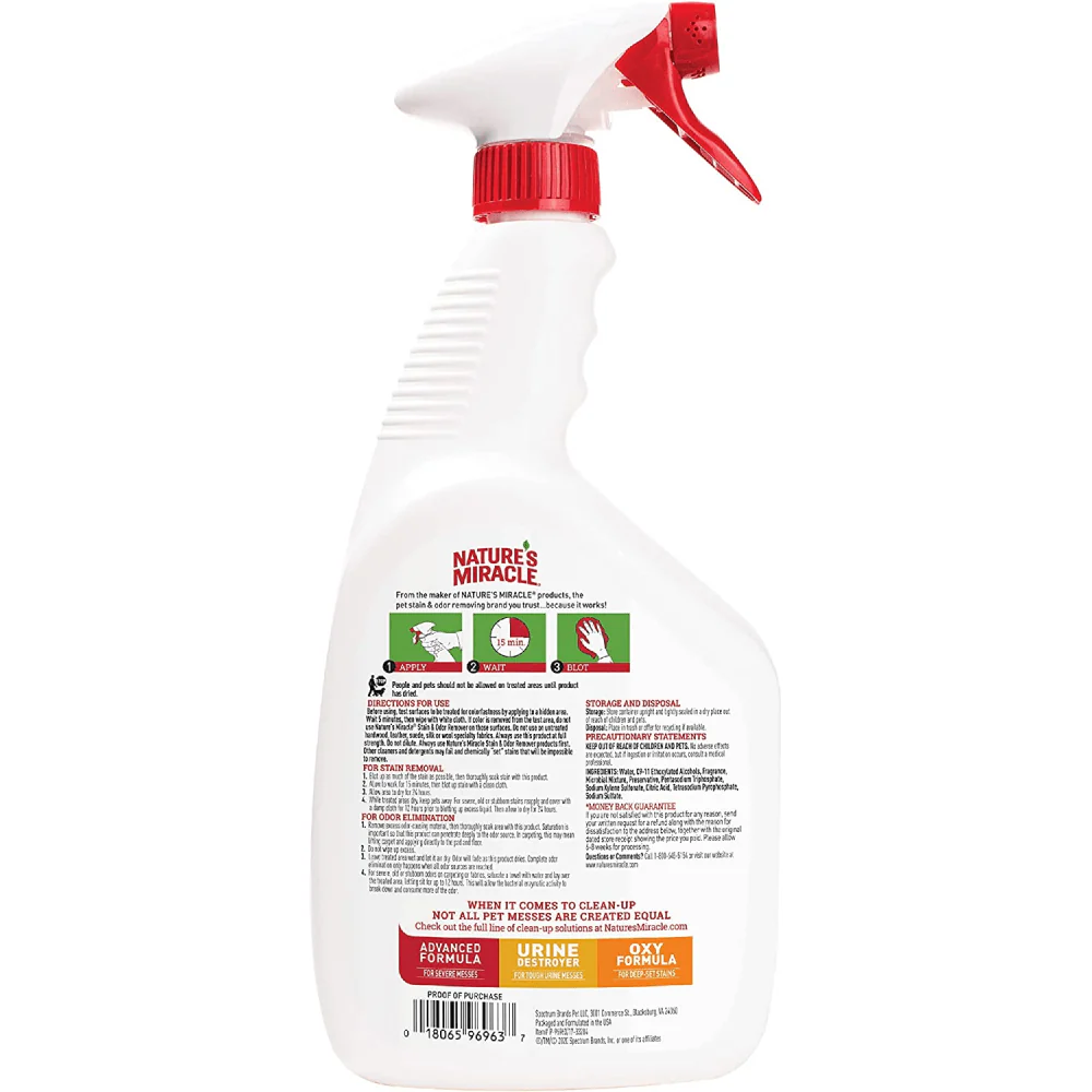 Nature's Miracle Stain and Odor Remover for Dogs - Shopern