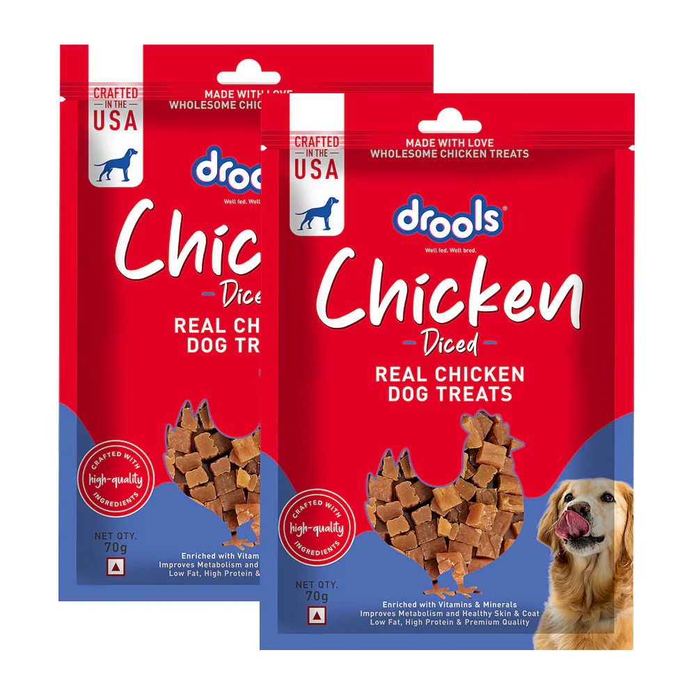 Drools Chicken Diced Dog Treats - Shopern
