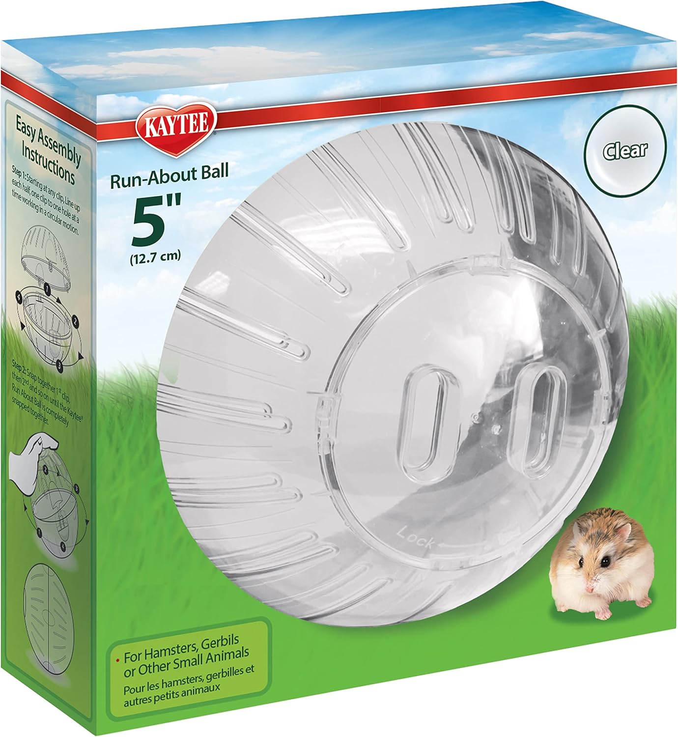 Super Pet SP61353 Run-About 7-Inch Exercise Ball, Rainbow, Colors Vary - Shopern