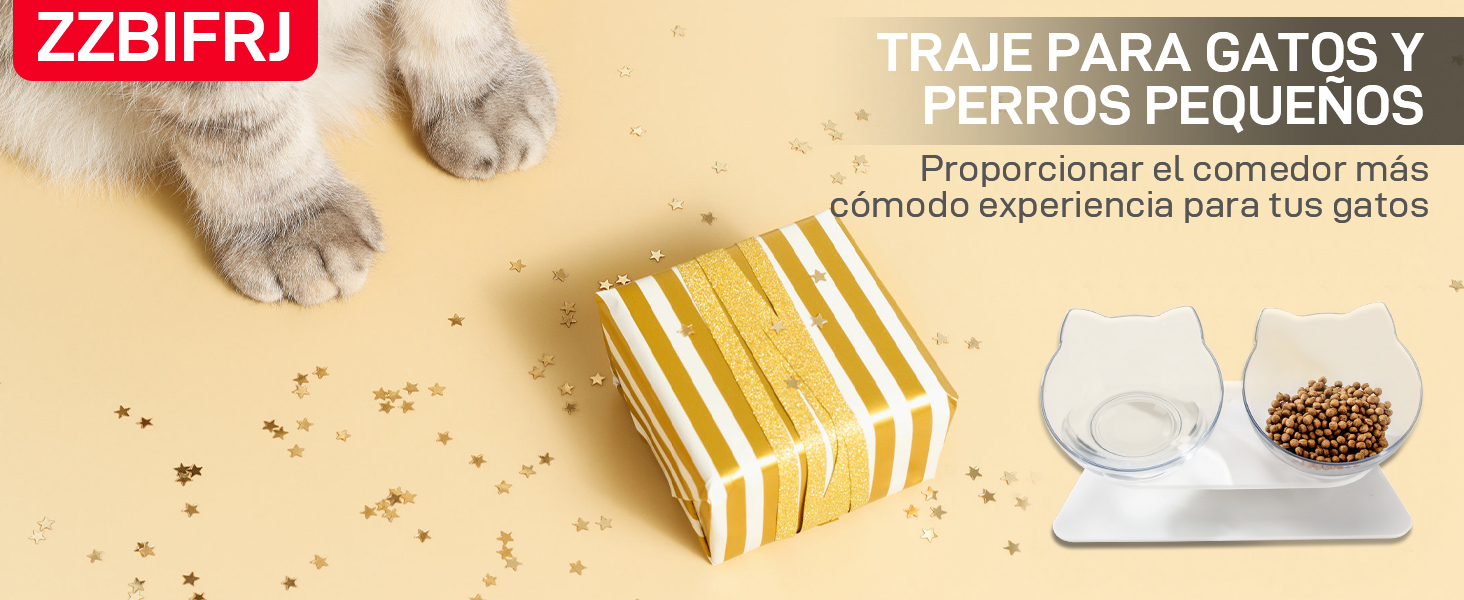 platos para gatos elevados