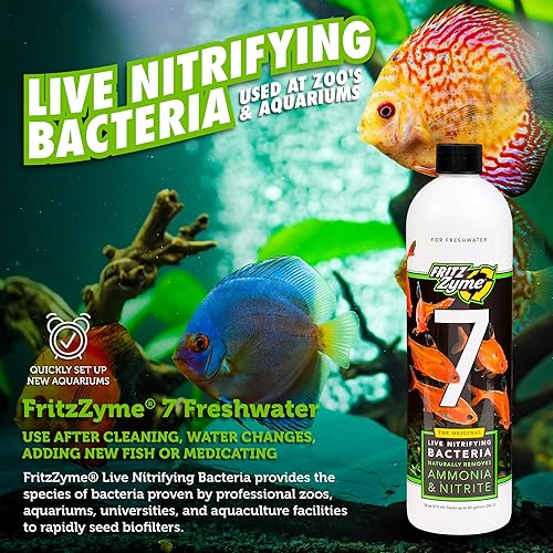 Fritz Aquatics AFA80223 Fritzzyme 7-Freshwater Nitrifying Bacteria for Aquarium, 1-Gallon - Shopern