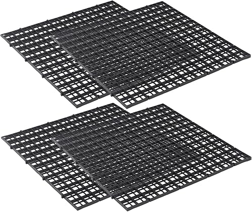 Cubierta para Acuario, Tapa para pecera - 4 Piezas de Cubierta para pecera con Panel de Rejilla | Placa de Filtro de Acuario, Tapa de terrario, Evita Que los Peces salten Fuera del Tanque - Shopern