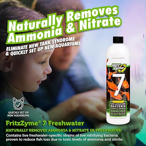 Fritz Aquatics AFA80223 Fritzzyme 7-Freshwater Nitrifying Bacteria for Aquarium, 1-Gallon - Shopern