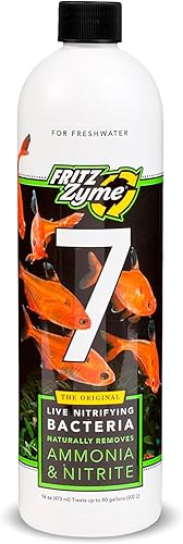Fritz Aquatics AFA80223 Fritzzyme 7-Freshwater Nitrifying Bacteria for Aquarium, 1-Gallon - Shopern