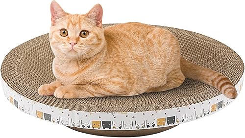 Almohadilla para rascar Gato, Rascador para en Forma de Cuenco de Alta Densidad para rascar Postes y Muebles, Muebles para Rascadores para de Interior Que Duermen - Shopern