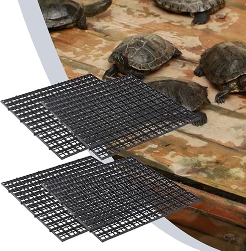 Cubierta para Acuario, Tapa para pecera - 4 Piezas de Cubierta para pecera con Panel de Rejilla | Placa de Filtro de Acuario, Tapa de terrario, Evita Que los Peces salten Fuera del Tanque - Shopern