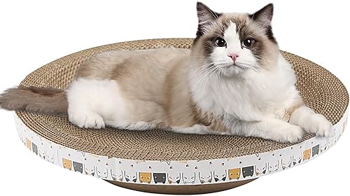 Almohadilla para rascar Gato, Rascador para en Forma de Cuenco de Alta Densidad para rascar Postes y Muebles, Muebles para Rascadores para de Interior Que Duermen - Shopern