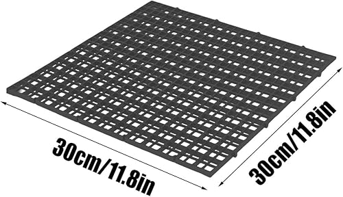 Cubierta para Acuario, Tapa para pecera - 4 Piezas de Cubierta para pecera con Panel de Rejilla | Placa de Filtro de Acuario, Tapa de terrario, Evita Que los Peces salten Fuera del Tanque - Shopern