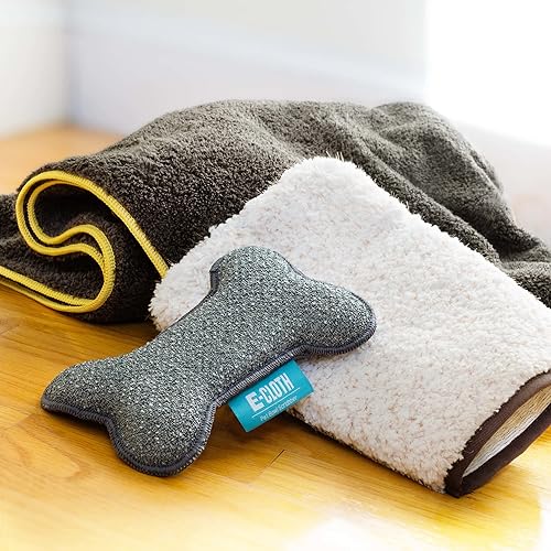 E-Cloth - Depurador de Cuencos para Mascotas, con Forma de Hueso, Reutilizable, 100 Lavados - Shopern