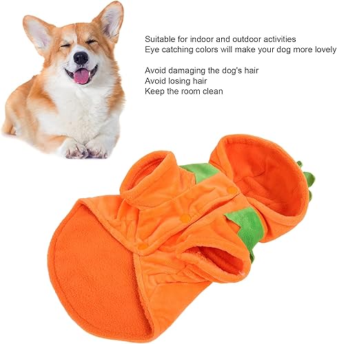 Pssopp Perro Mascota Disfraz de Calabaza de Halloween Sudaderas con Capucha Divertidas Festival de Mascotas Ropa de Disfraces Ropa de Perro de Calabaza de Halloween S - Shopern