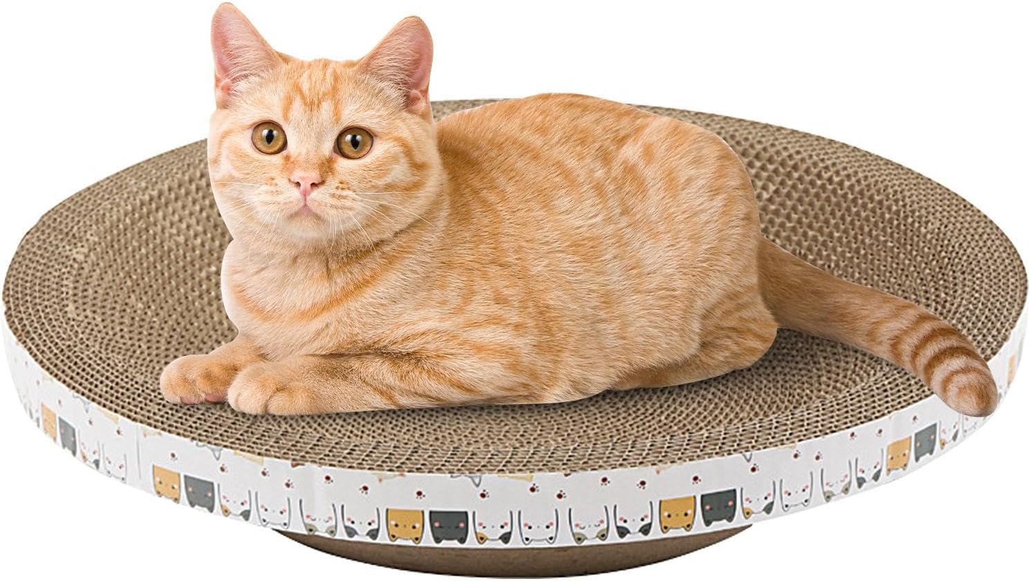 Almohadilla para rascar Gato, Rascador para en Forma de Cuenco de Alta Densidad para rascar Postes y Muebles, Muebles para Rascadores para de Interior Que Duermen - Shopern