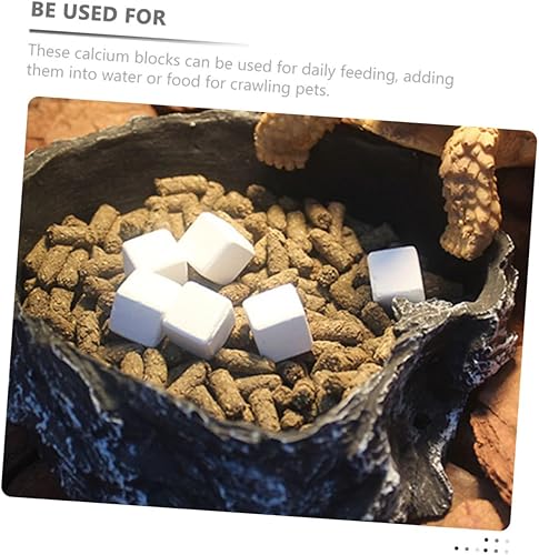 BUGUUYO 18 Piezas Dientes De Tortuga Calcio para Bola De Turmalina Calcio De Tortuga Calcio para Caracoles Alimento Suplementario para Peceras Banquete Agua Dulce Mascota - Shopern