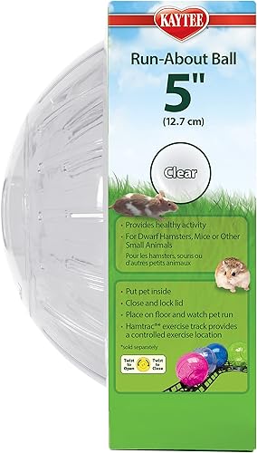 Super Pet SP61353 Run-About 7-Inch Exercise Ball, Rainbow, Colors Vary - Shopern