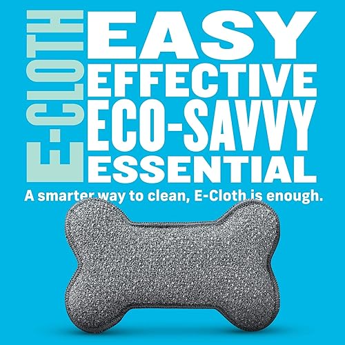 E-Cloth - Depurador de Cuencos para Mascotas, con Forma de Hueso, Reutilizable, 100 Lavados - Shopern