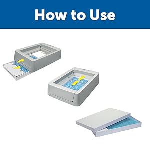 Caja de arena para gatos de autolimpiable, caja de arena automática de cristal seguro para mascotas