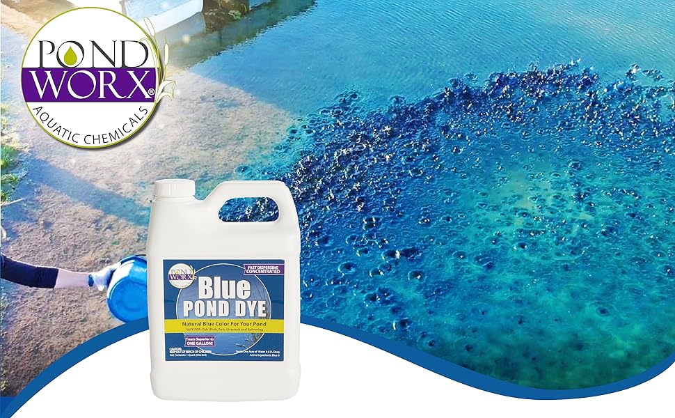 Pond Worx Blue Pond Dye